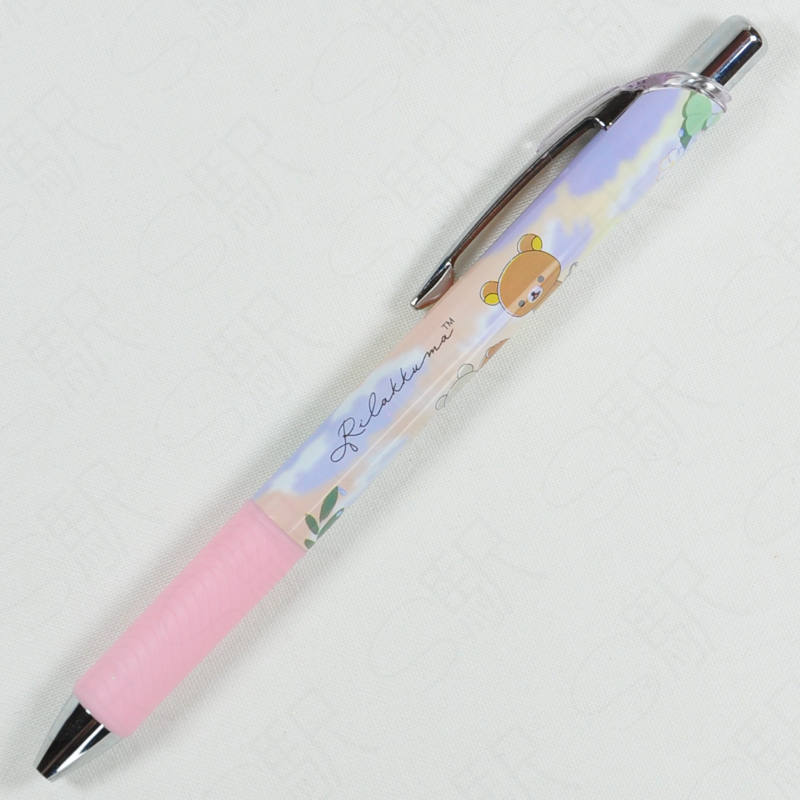 Pentel Energel 0.5mm Ballpen x San-X Rilakkuma [PR12301] - After the Rain (Pink)